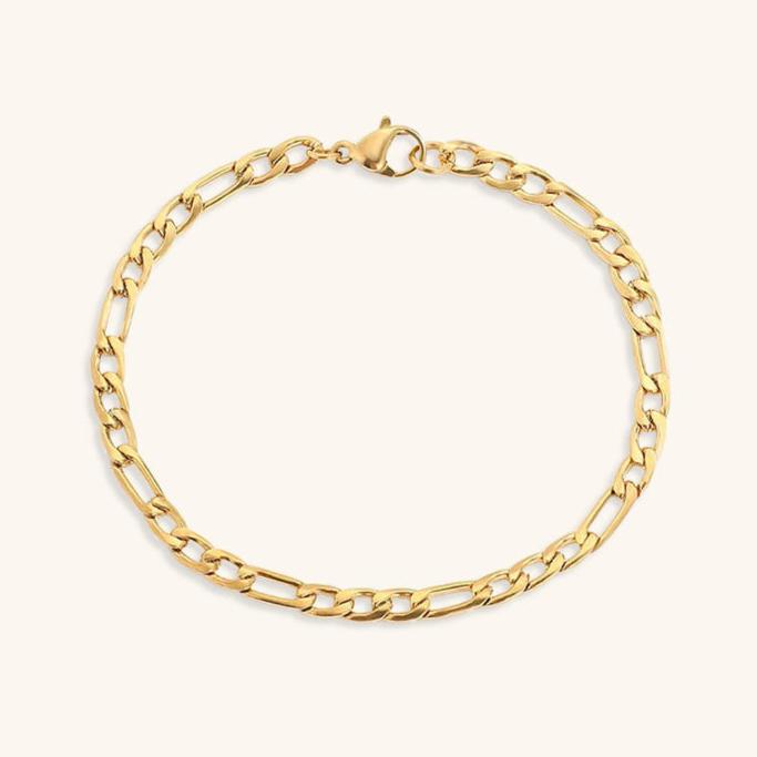 Saturn Gold Chain Bracelet