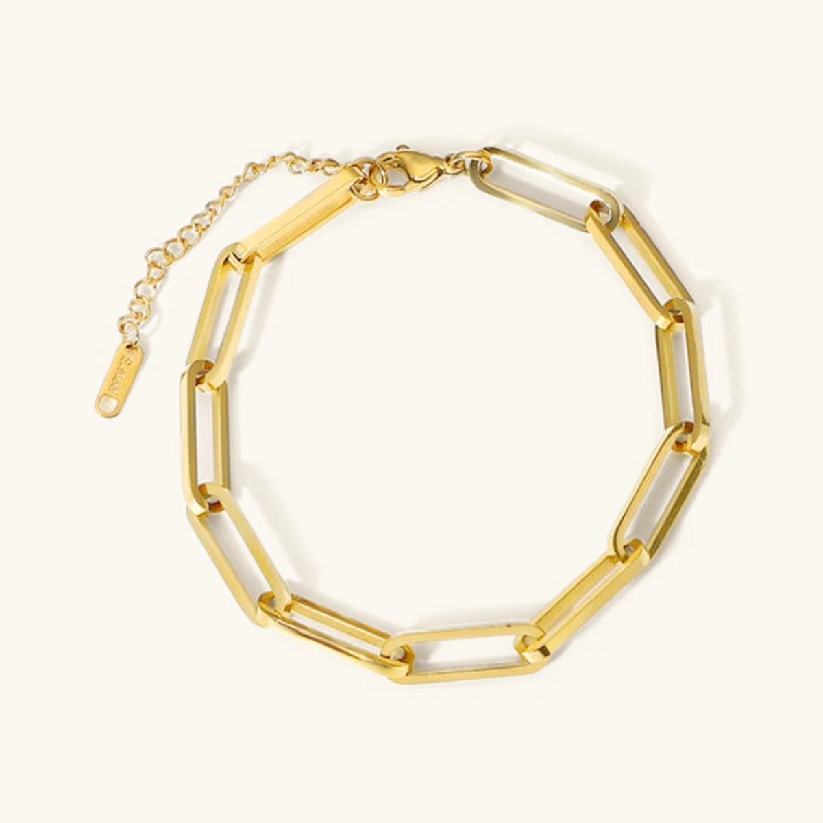 Asta Gold Paperclip Chain Bracelet