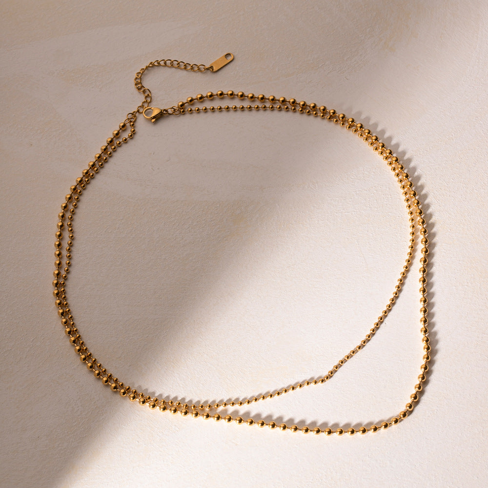 Layered Ball Chain Necklace