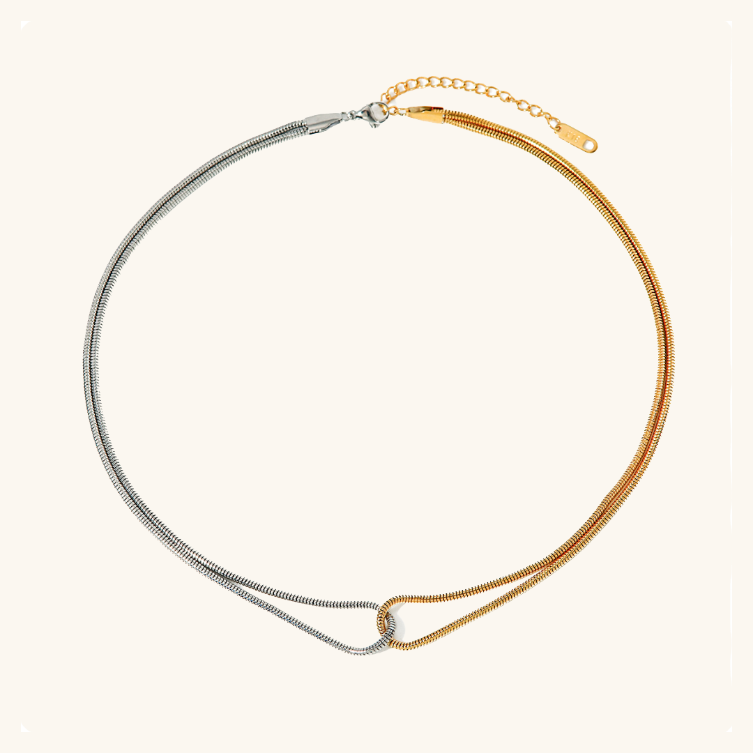 Talia Dual Tone Necklace